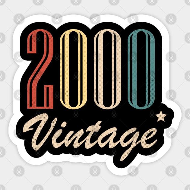 Vintage 2000 Sticker by BizZo